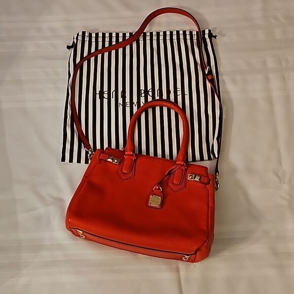 Henri Bendel Orange Tote Shoulder Bag - Picture 4 of 16